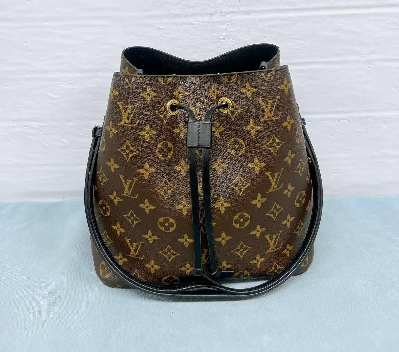Classic Monogram Drawstring Bucket Bag
